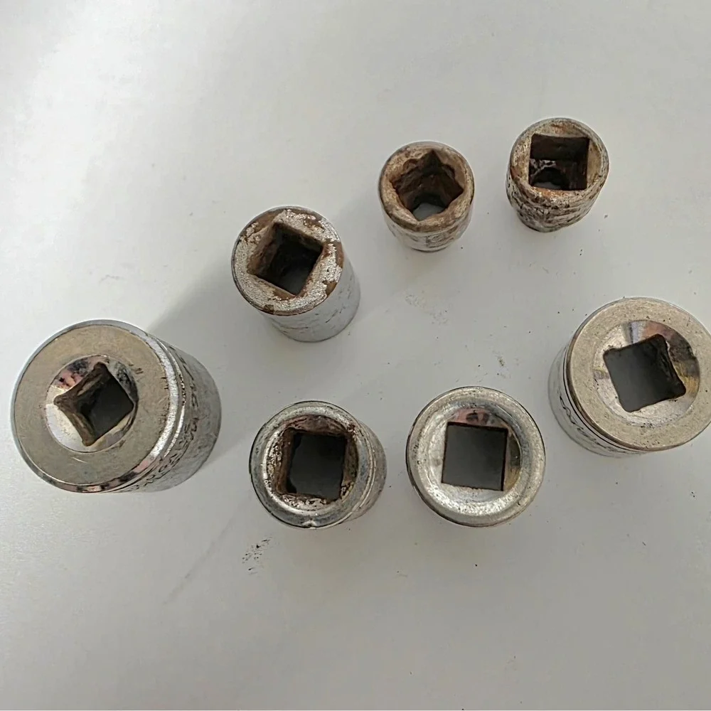 Used Various Shallow Sockets Assorted Sizes *See Pics For‎ List #988